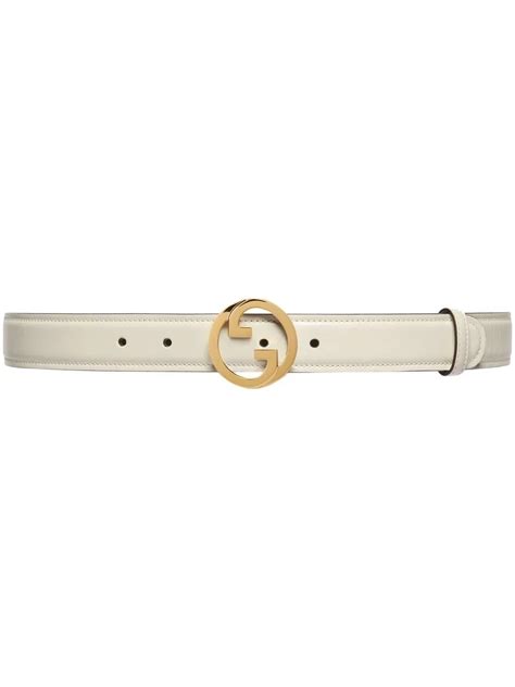 gucci riem dames wit|Gucci leather belts.